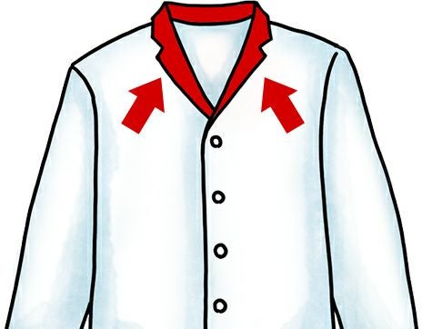 エリあり調理服・厨房白衣