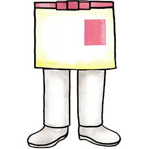 ショートエプロン