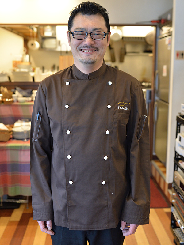 ロゴ入りコックコート