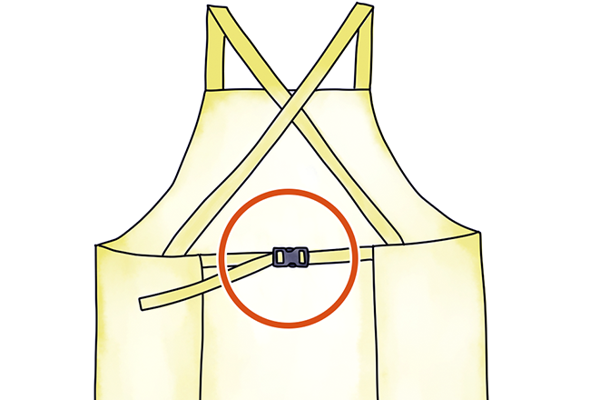 バックル取付加工