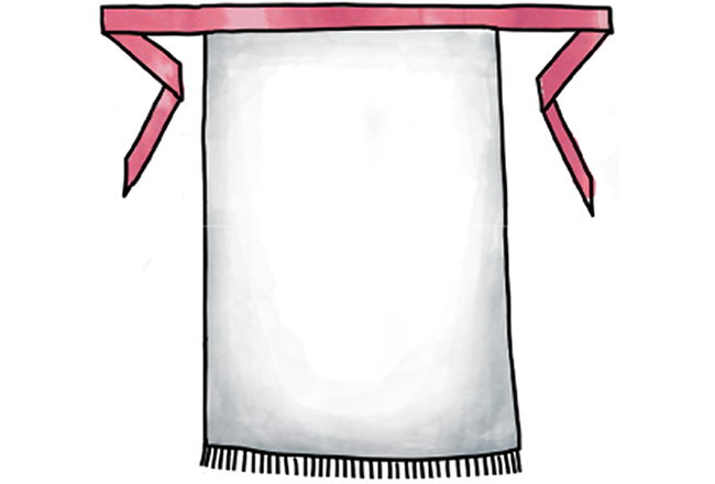 紐のカット・長く伸ばす