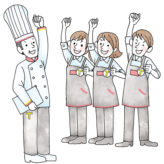 スタッフ自身が働くお店を好きになれば、接客が変わり、それがお客様にも伝わります。