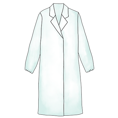 食品検査白衣