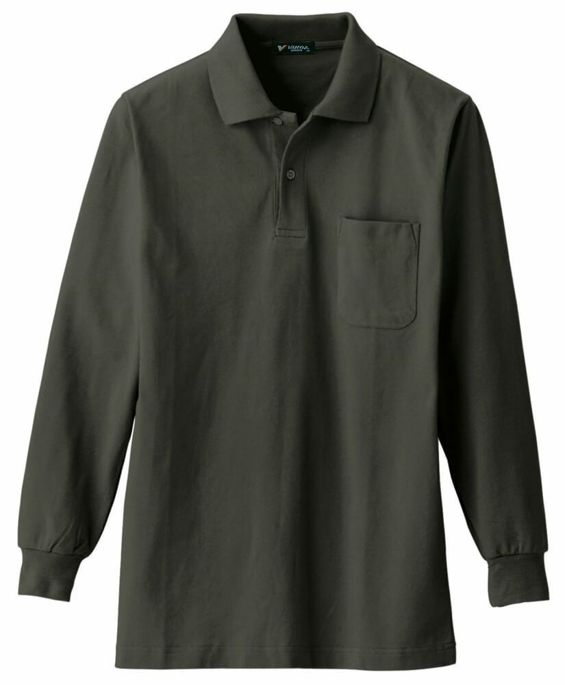 RRL 極美品 濃紺 インディゴ 長袖 ポロシャツ 襟デニム 裾 ステンシルロゴ 長袖ポロシャツ 25250010