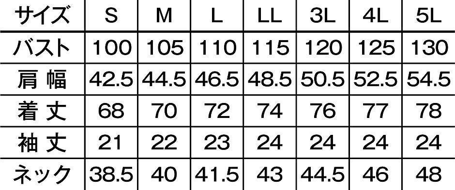 サイズ表