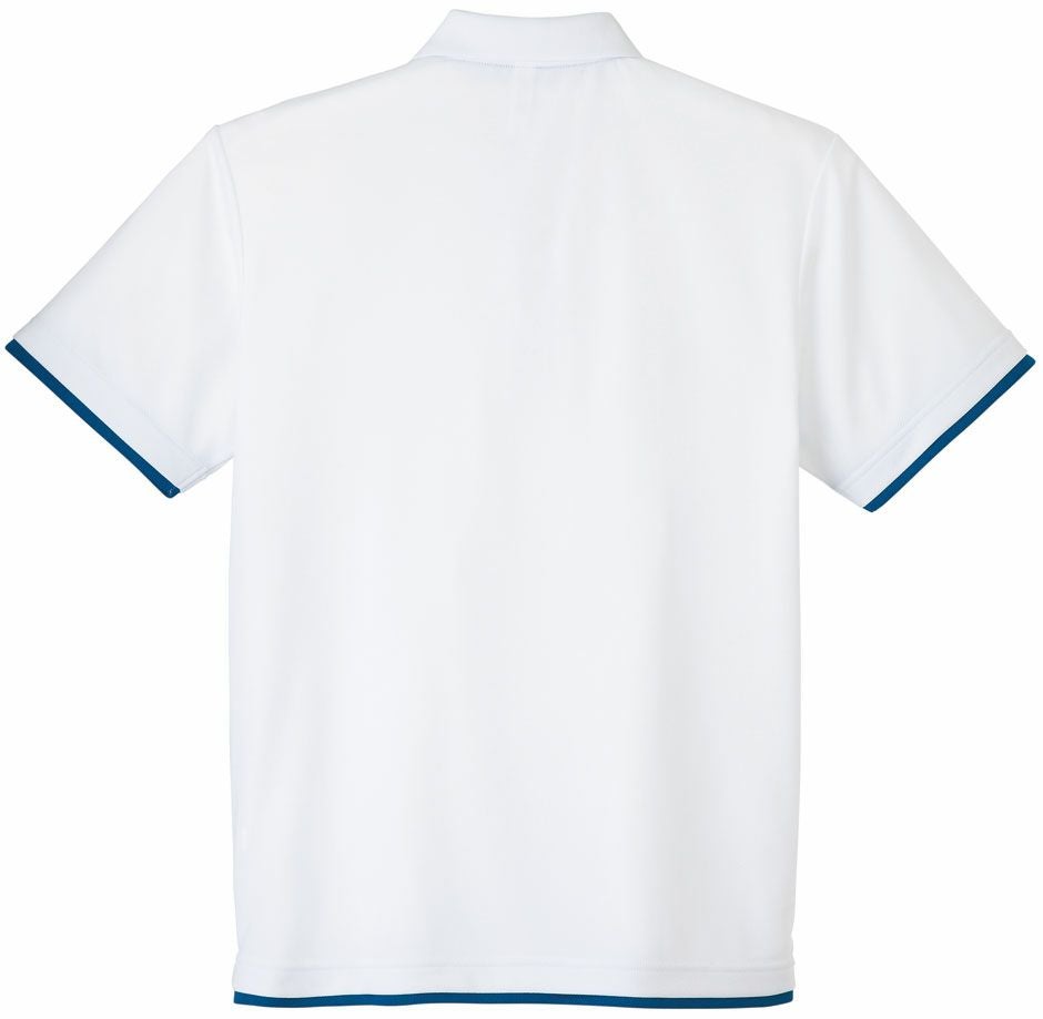 ホワイト×ロイヤルブルーの背中画像