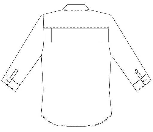 背中のイラスト画像