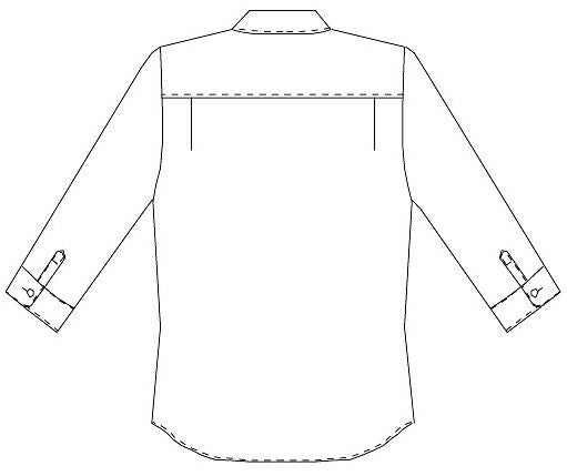 背中のイラスト画像