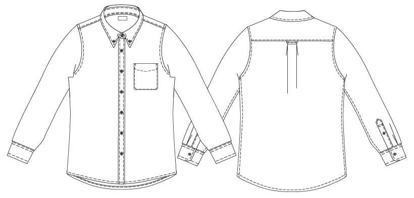 背中のイラスト画像