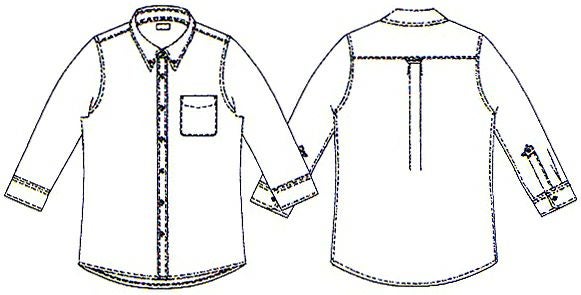 背中のイラスト画像