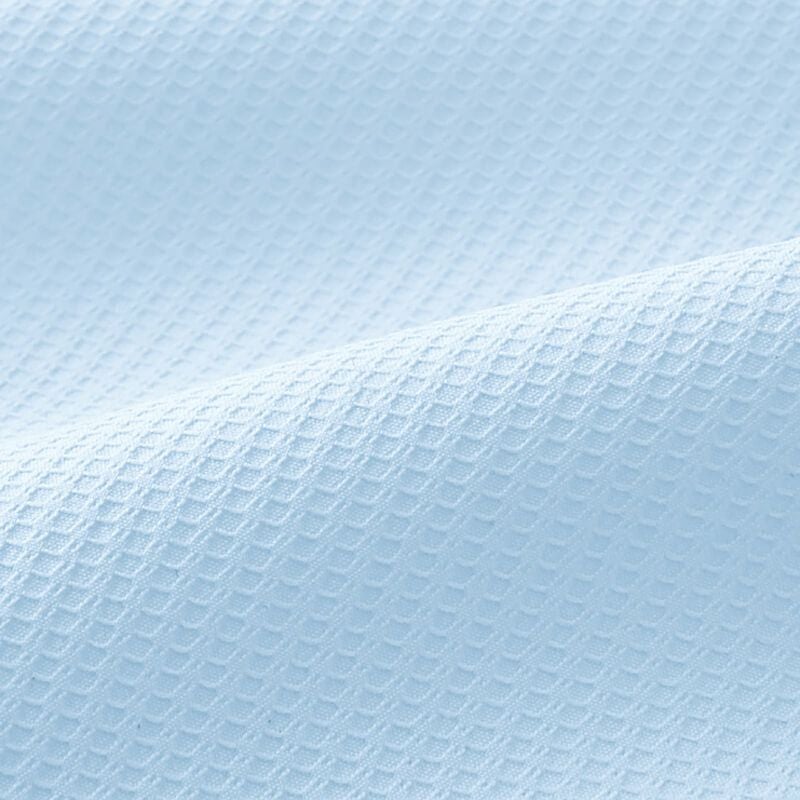 ワッフルハニカム素材（ポリエステル100％）生地アップ画像