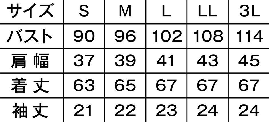 サイズ表