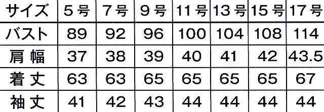 サイズ表