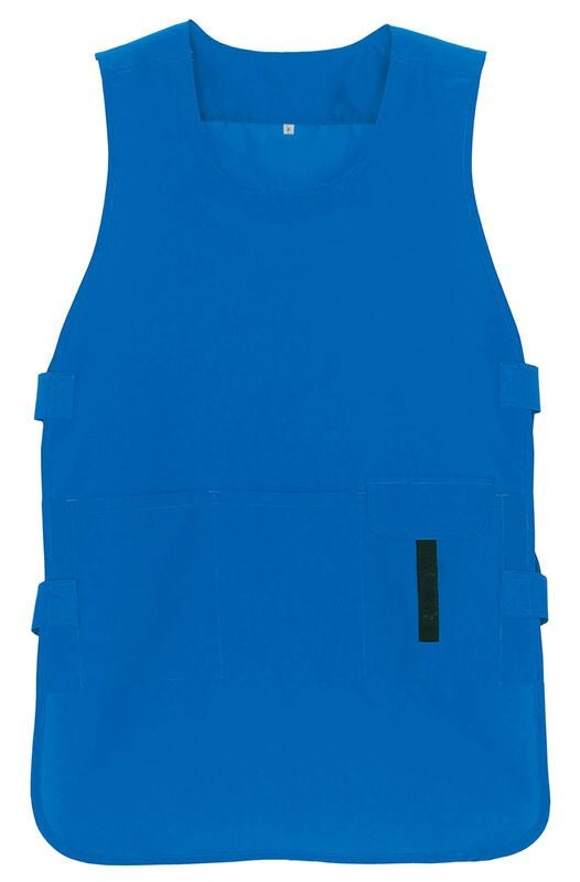 【ベスト型ロング】エプロン／＃ブルー