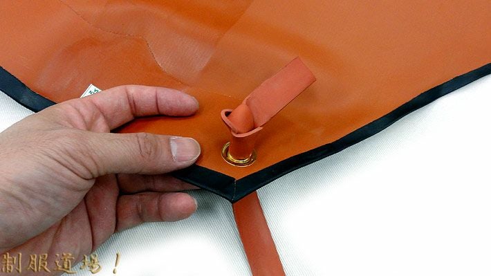 品番：ニュー軽快の胸付き前掛）【胸付き】防水ゴムエプロン [KOSHIN