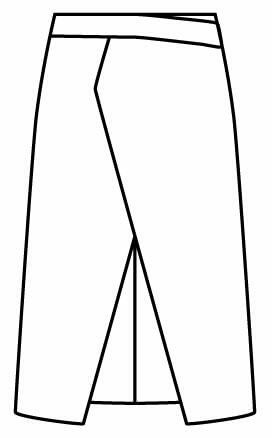 バックスタイルイラスト画像