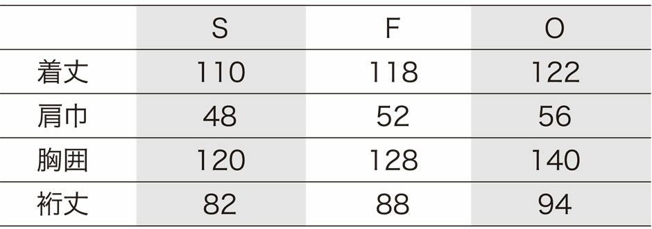 サイズ表