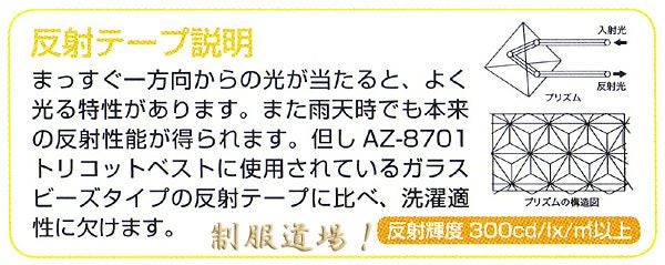 反射テープの説明