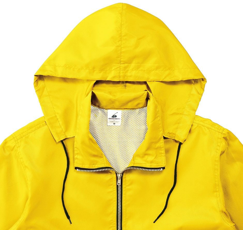 えり部分にフードが収納