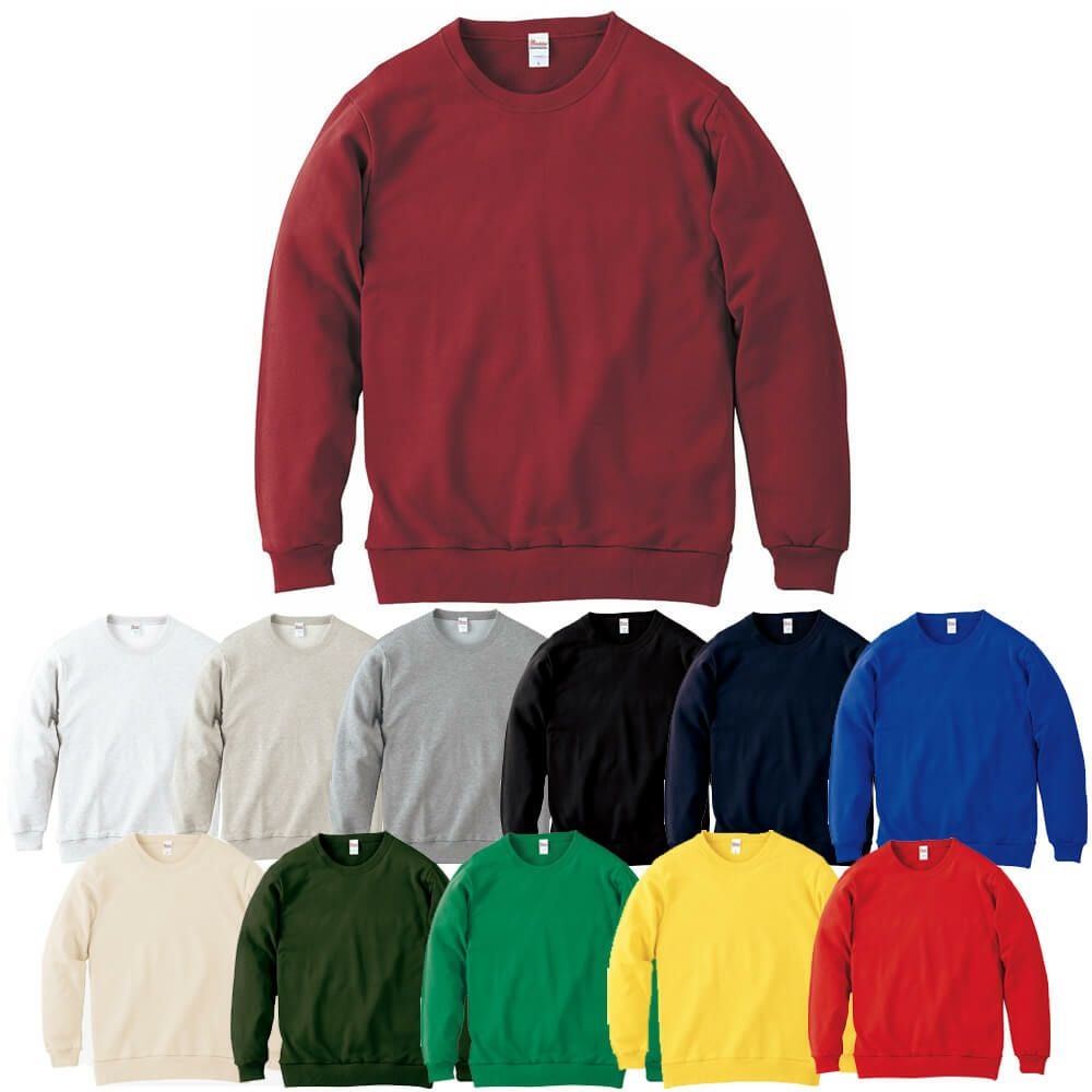 [8.4オンス] クルーネック ライト スウェットトレーナー [TMS-219MLC]