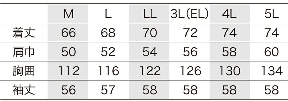 サイズ表