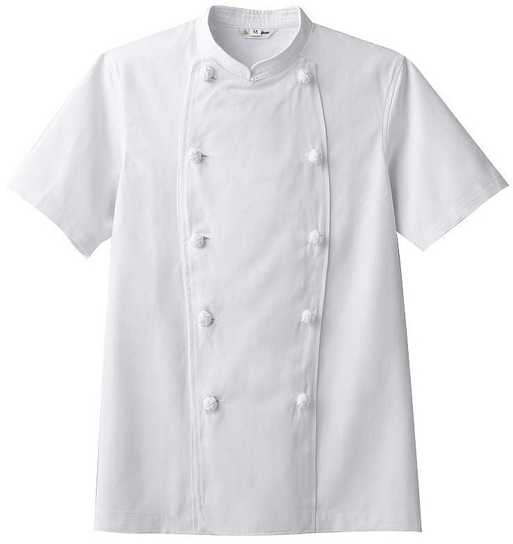 半袖丈コックコート　ホワイト＃C1