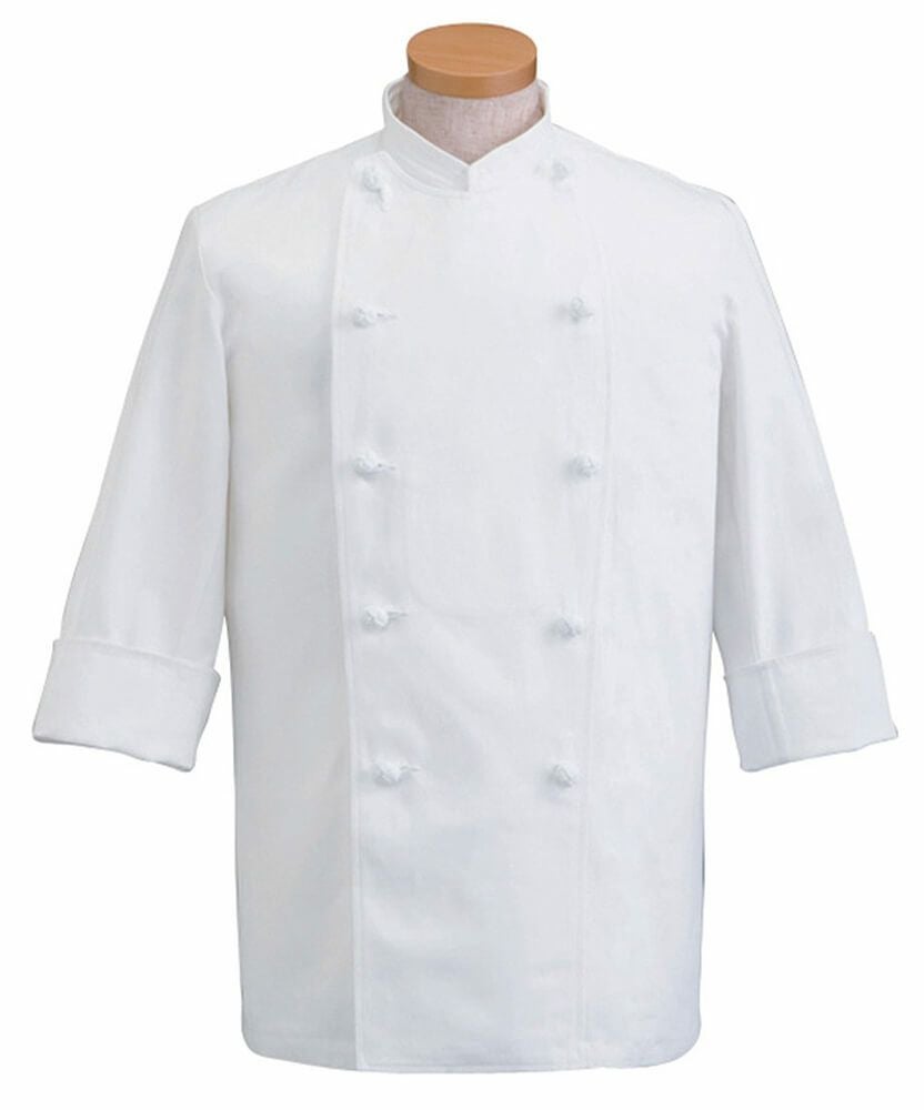 7分袖コックコート（綿100％・厚手） [SUN-KC426]