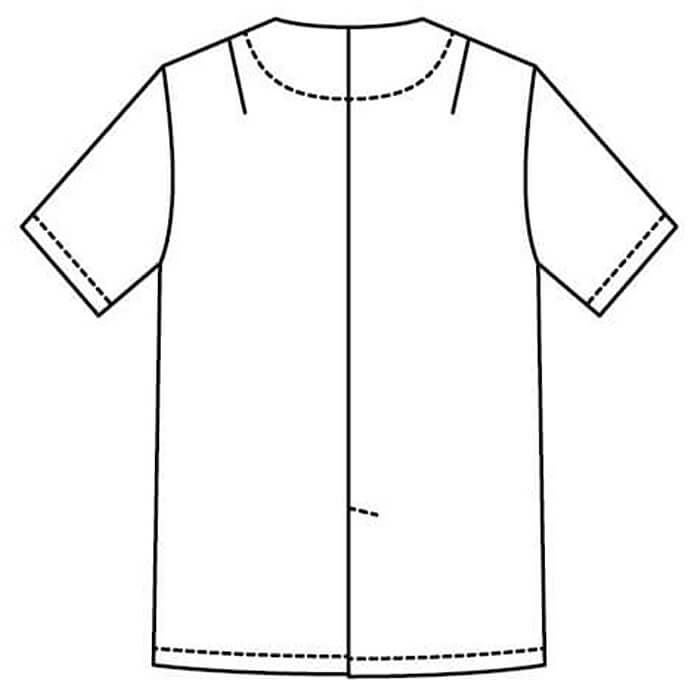 背中シルエット