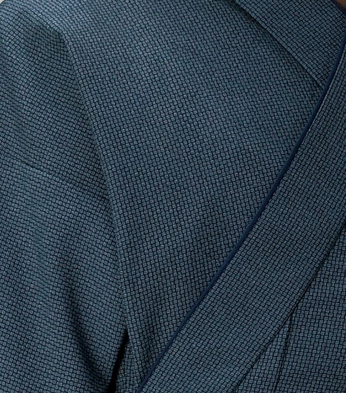 和柄アップ写真：紺色