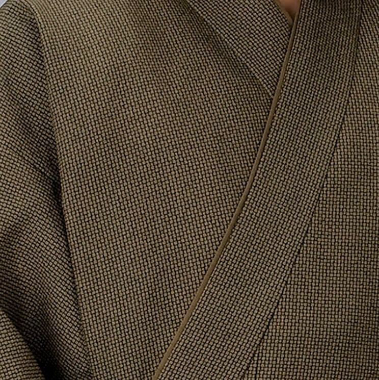 和柄アップ写真：茶色