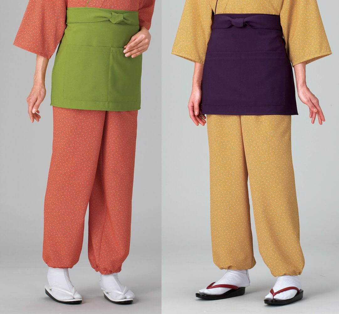 女性・作務衣：着用写真