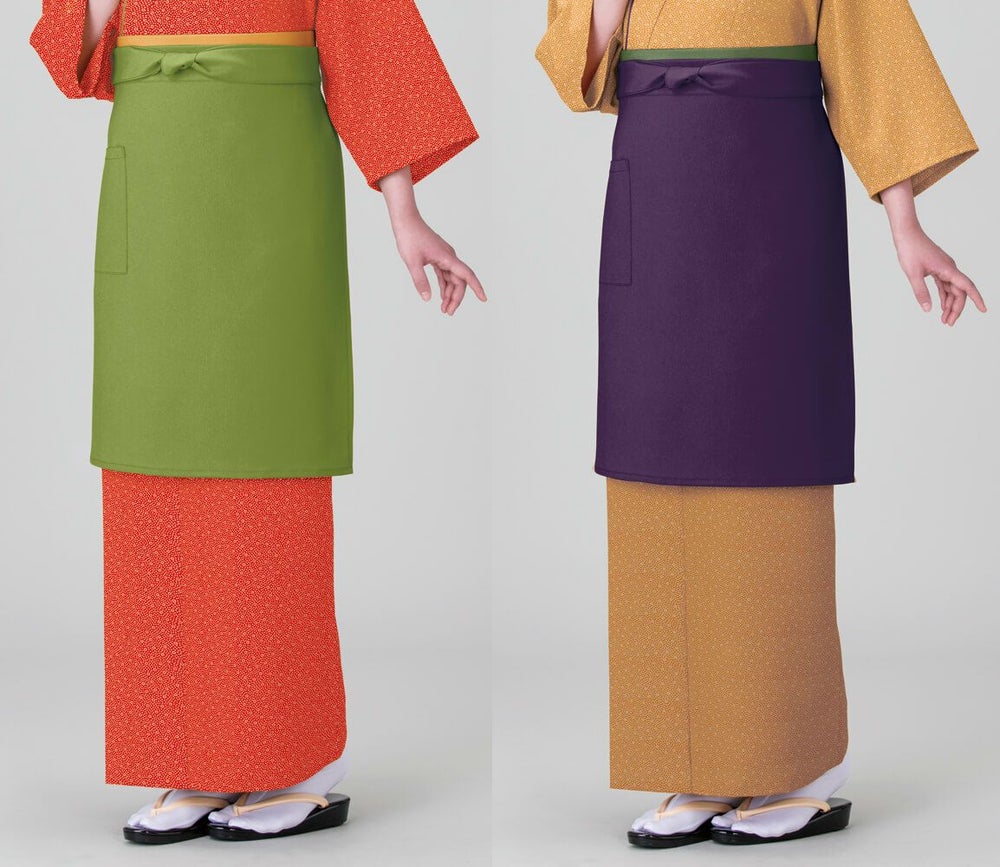 【日本製】和風・作務衣スカート [江戸小紋] [女性用] [KY-SK9019-SK9020]