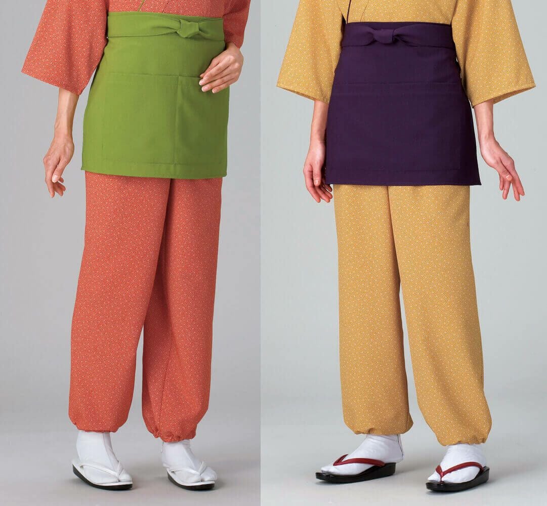 【日本製】作務衣パンツ [江戸小紋] [女性用] [KY-SP5019-SP5020]