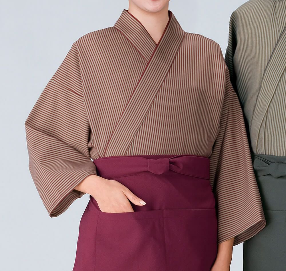 作務衣：ローズ