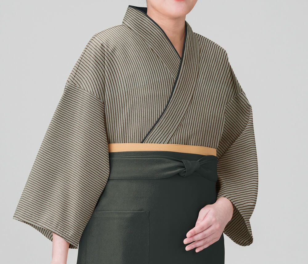 作務衣：グレー