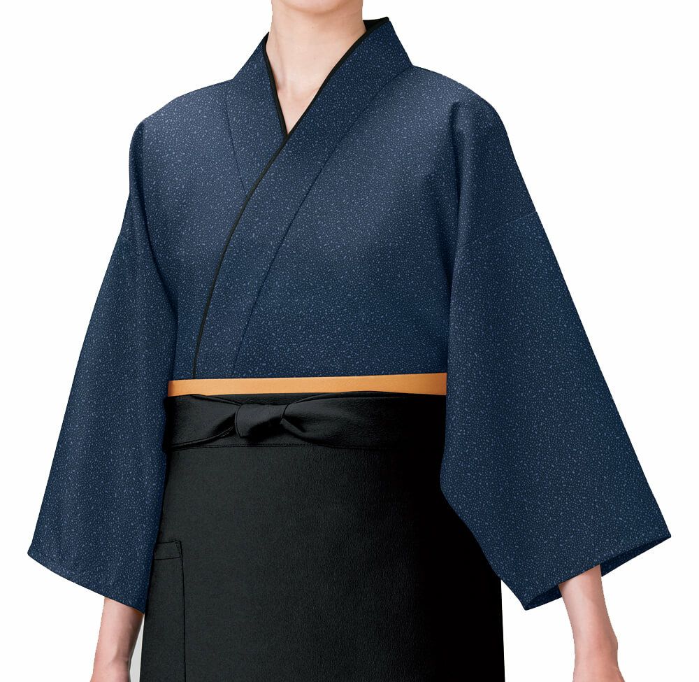 【日本製】作務衣・上着 [雪霰] [男女兼用] [KY-SJ4046]