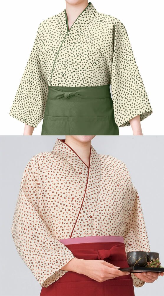 【日本製】作務衣・上着 [姫桜] [女性用] [KY-SJ4048-SJ4049]