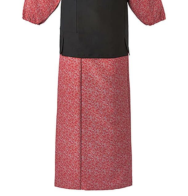  茶衣着スカート（すずしろ小紋） [SUN-OD278]