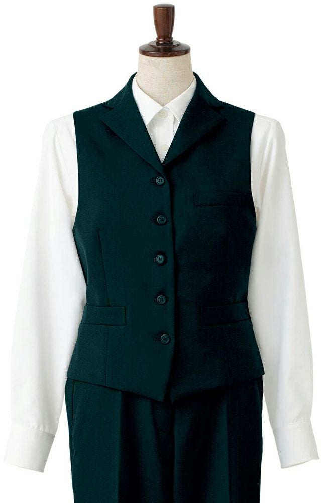 ブラック／高級でおしゃれなレディース黒ベスト