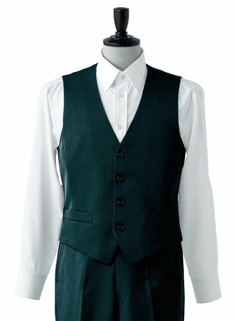 【メンズ】フォーマルベスト（静電加工） [7-CJ4332]