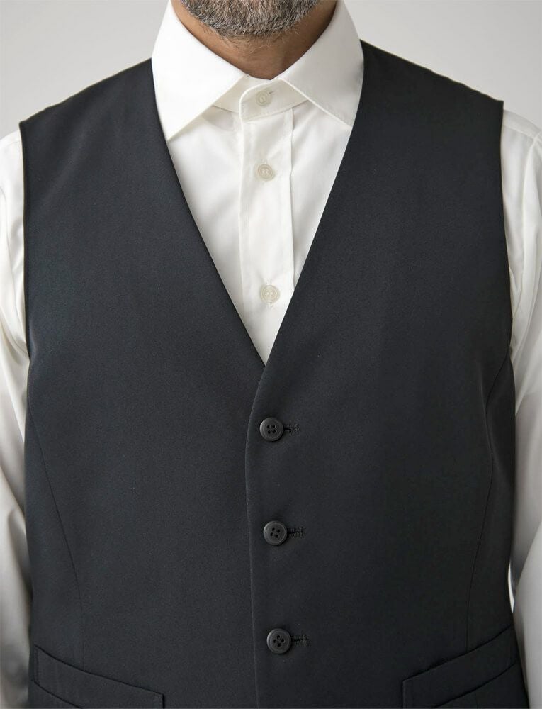 メンズフォーマルベストの前面