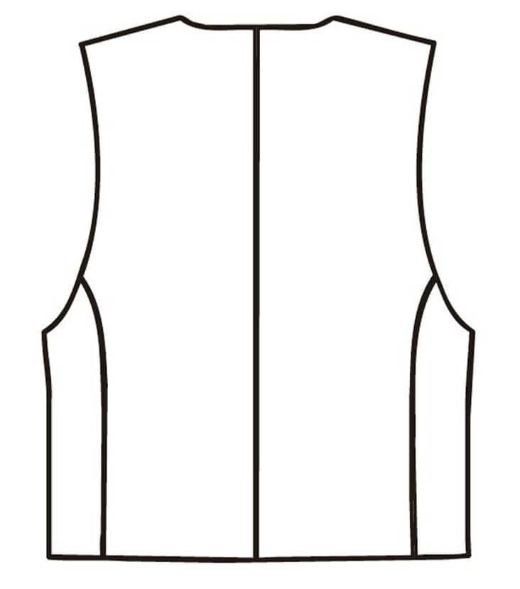 背中のイラスト