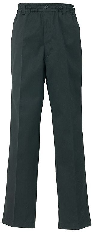OAMC 黒 スラックス ウエストゴム スラックス（ウエスト総ゴム）(男女兼用)(静電) [AZ8064]│名入れロゴ