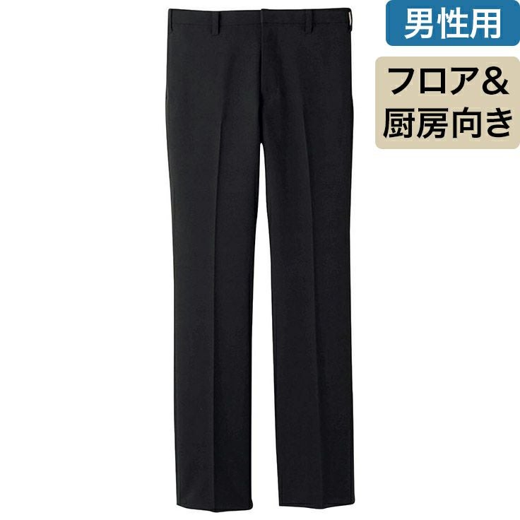 メンズ・スラックス [SUN-FP5431]　ブラック（黒色）
