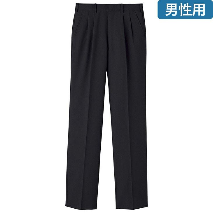 メンズ黒スラックス [SUN-FP5446]