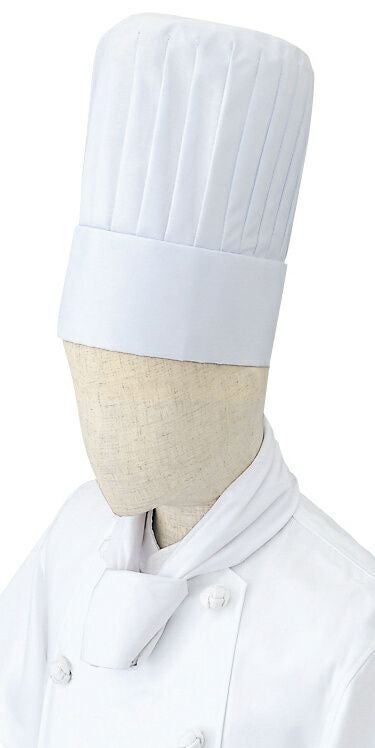 コック帽（高さ24cm） [ARB-NO45]　ホワイト（白色）＃C1
