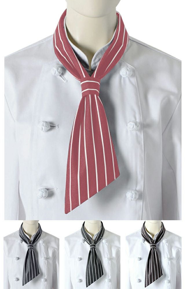 ストライプ柄コックタイ