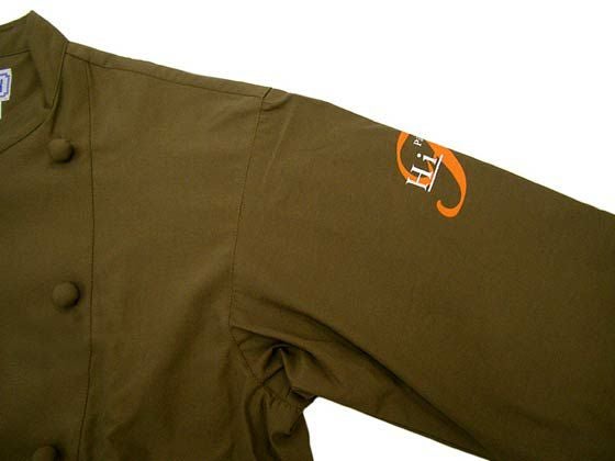 こんな感じで左袖にオリジナルプリント