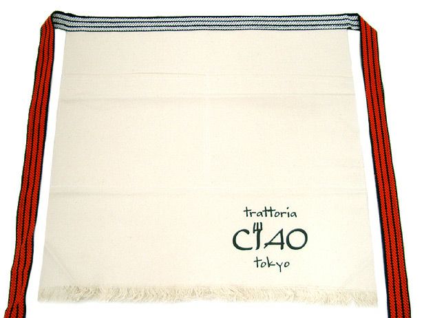 こんな感じでロゴマーク店名をオリジナルプリント