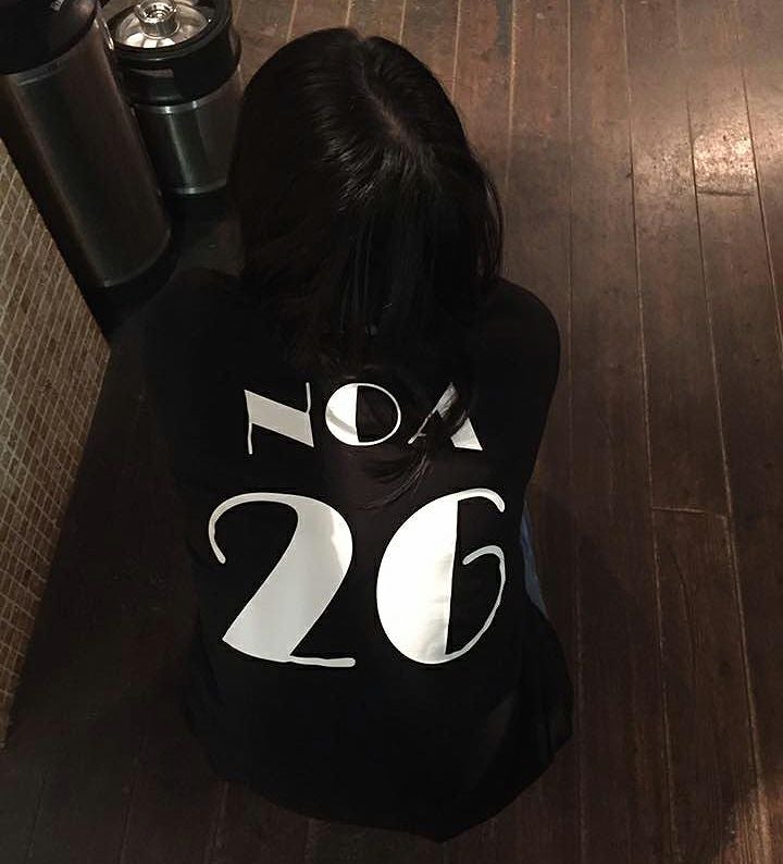 NOAさんTシャツ着用写真